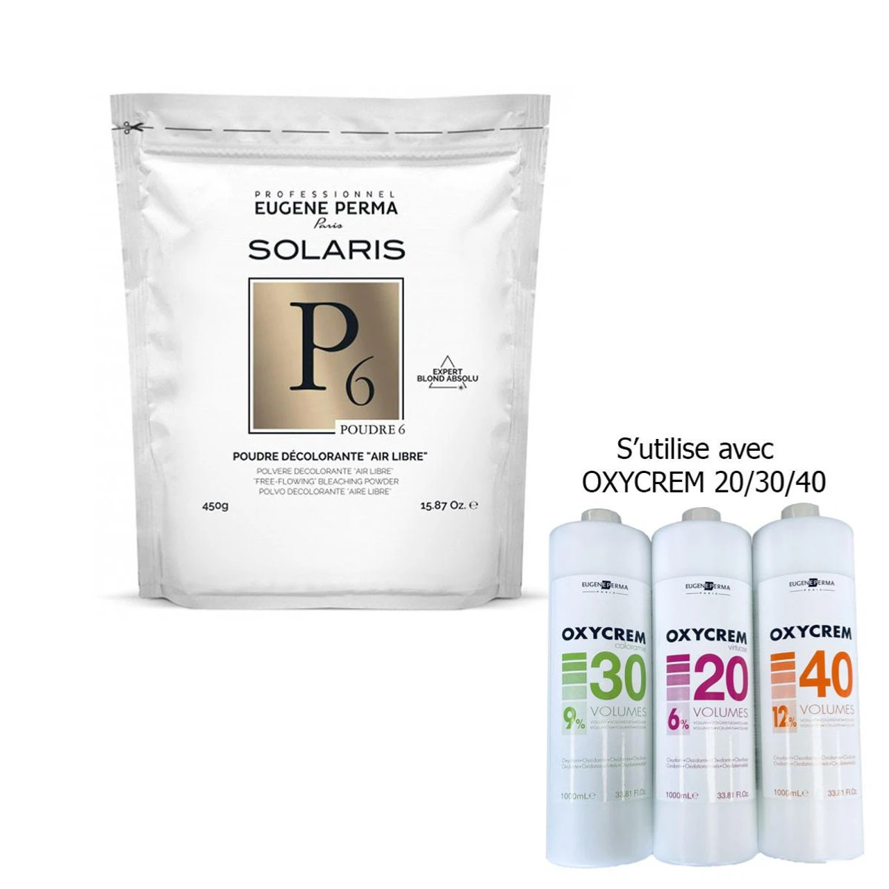 Poudre Décolorante Solaris P6 Air Libre Eugène Perma 450g 2 Poudre Décolorante Solaris P6 Air Libre Eugène Perma 450g – Image 2