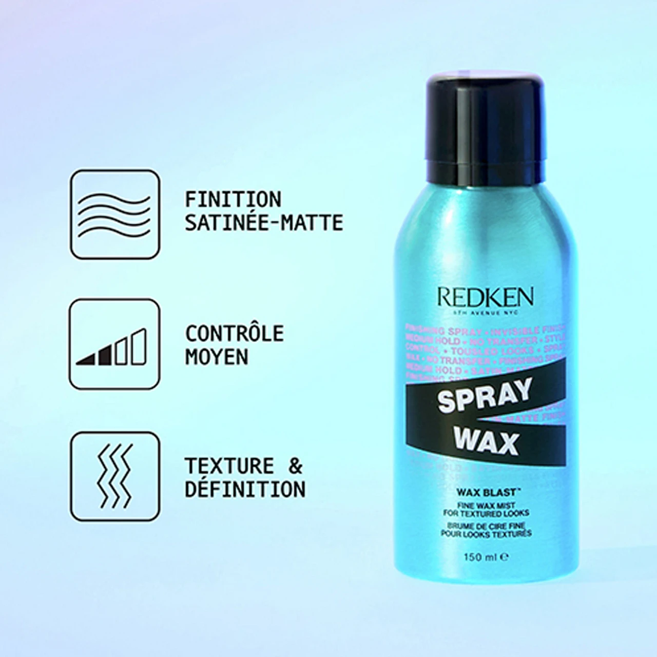 Cire En Spray Wax Blast Redken 150ml 2 Cire En Spray Wax Blast Redken 150ml – Image 2