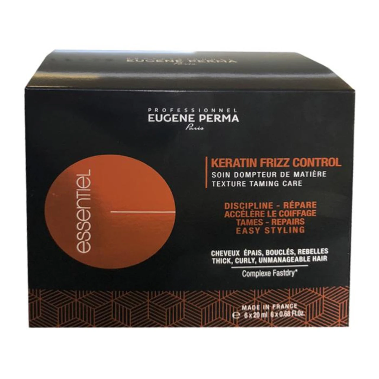 Soin Dompteur De Matière Keratin Frizz Control Eugène Perma 6x20ml 1 Soin Dompteur De Matière Keratin Frizz Control Eugène Perma 6x20ml